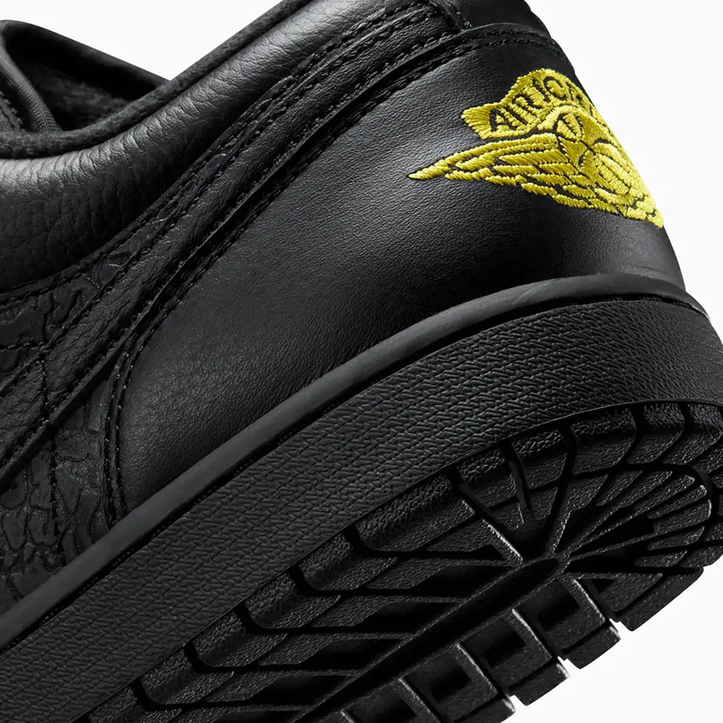 Air Jordan 1 Low SE para hombre 'Black Elephant Print'
