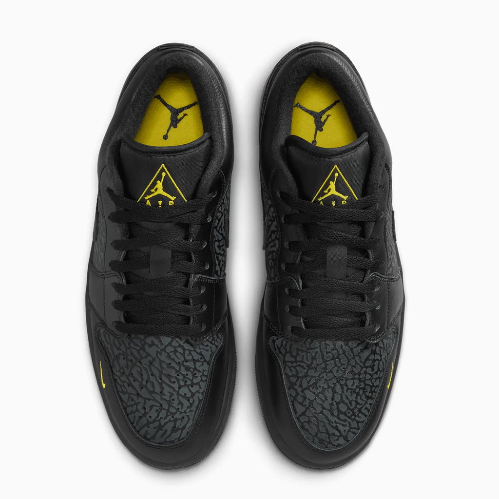 Air Jordan 1 Low SE para hombre 'Black Elephant Print'