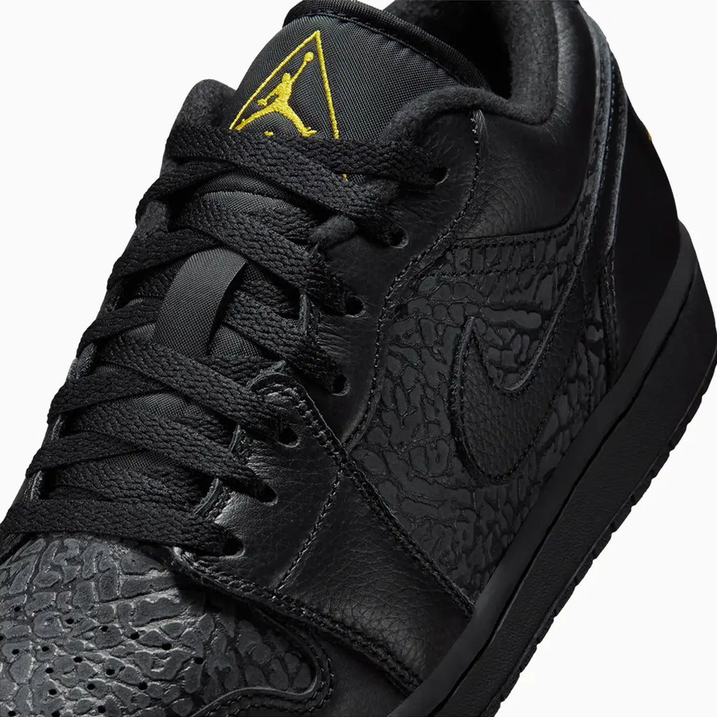 Air Jordan 1 Low SE para hombre 'Black Elephant Print'