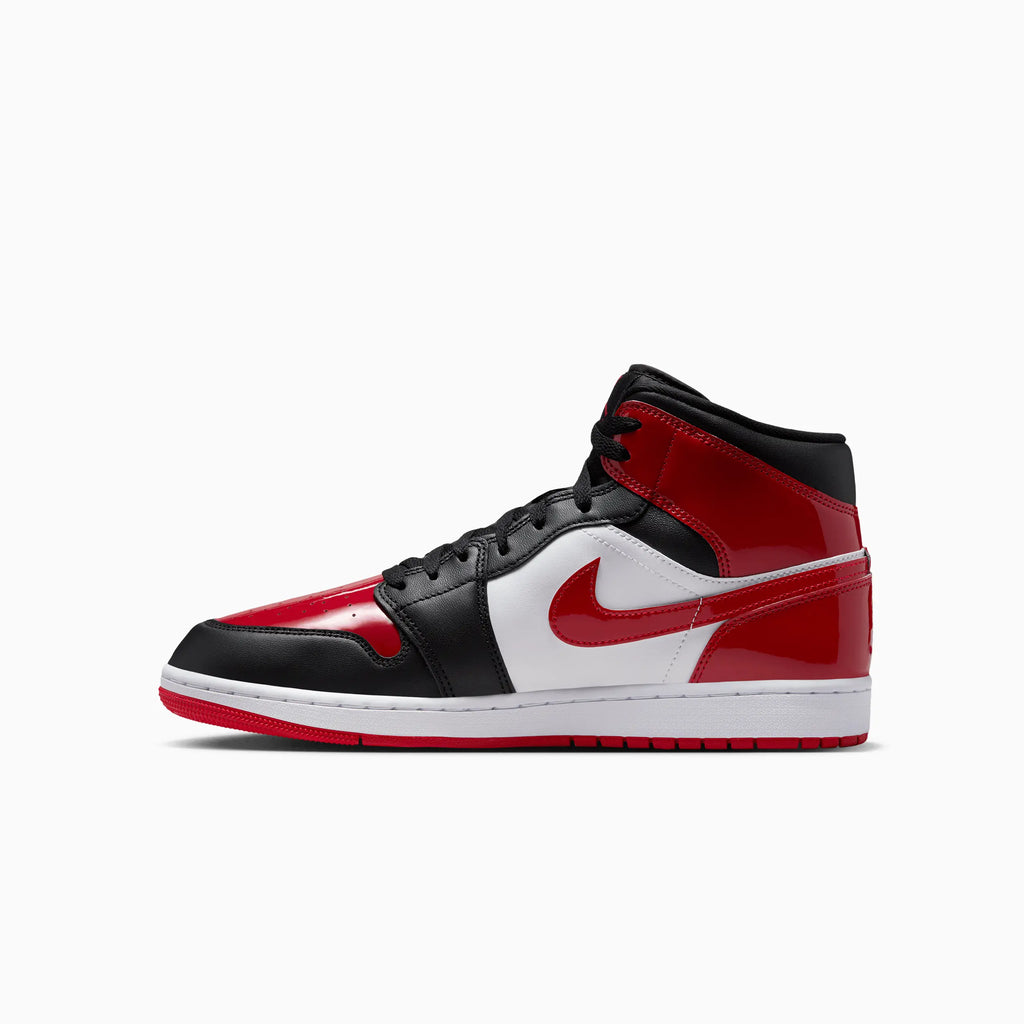 Air Jordan 1 Mid SE 'Patent Bred Toe' pour homme