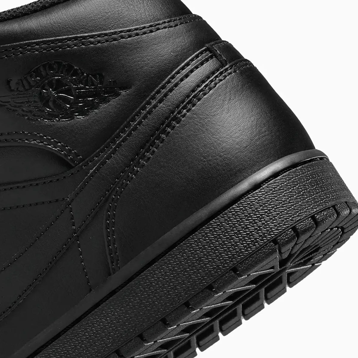 Air Jordan 1 Mid para hombre 'Triple Black'