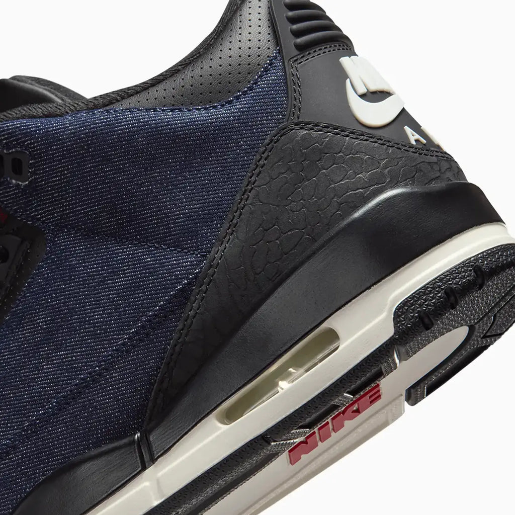 Men's Air Jordan 3 X Levis 'Indigo and Gym Red'