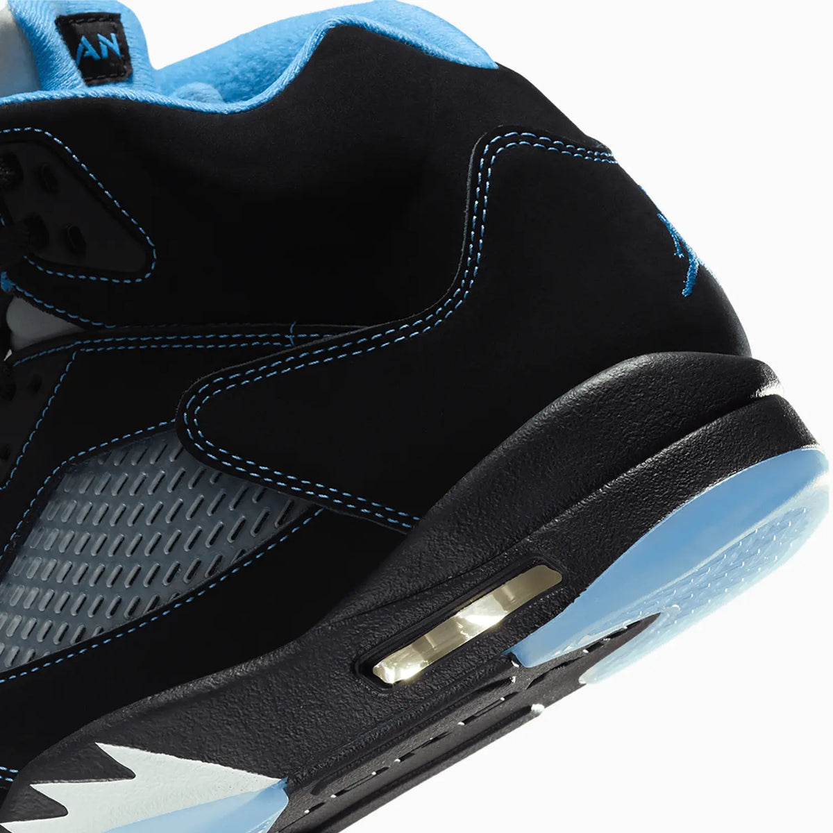 Air Jordan 5 Retro de hombre 'Black University Blue'