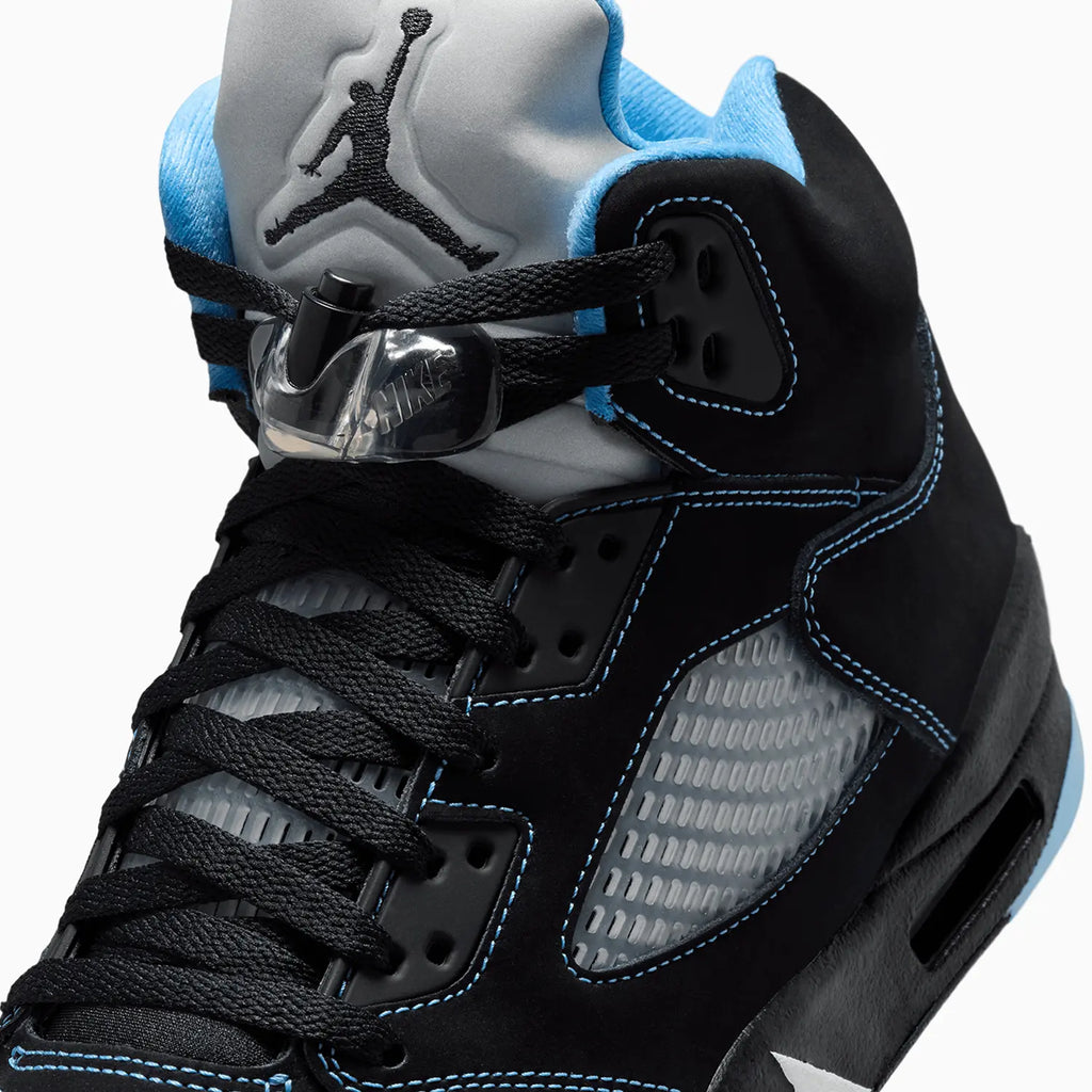 Air Jordan 5 Retro de hombre 'Black University Blue'