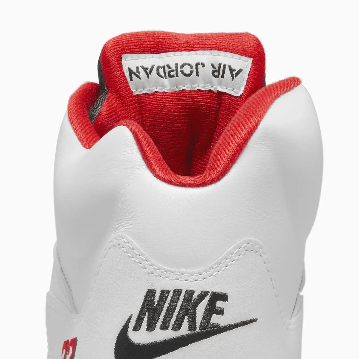 Air Jordan 5 Retro OG para hombre 'Fire Red Black Tongue'
