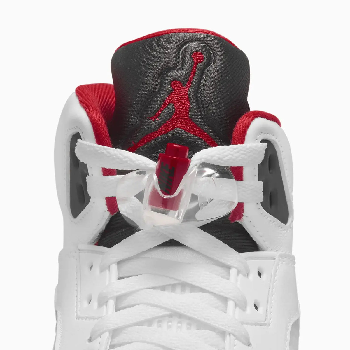 Air Jordan 5 Retro OG para hombre 'Fire Red Black Tongue'