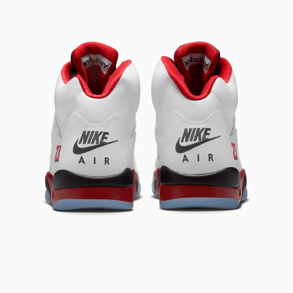 Air Jordan 5 Retro OG para hombre 'Fire Red Black Tongue'