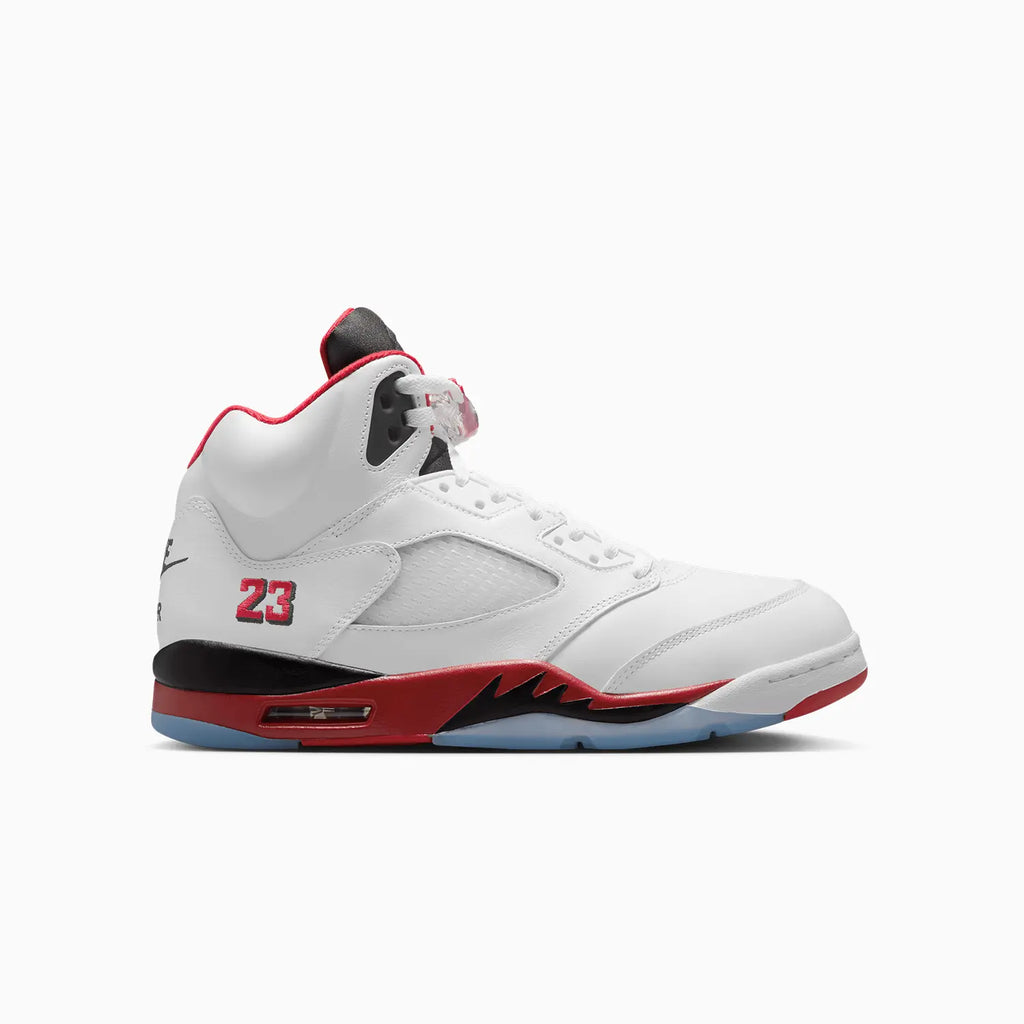 Air Jordan 5 Retro OG para hombre 'Fire Red Black Tongue'