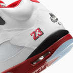 Air Jordan 5 Retro OG para hombre 'Fire Red Black Tongue'