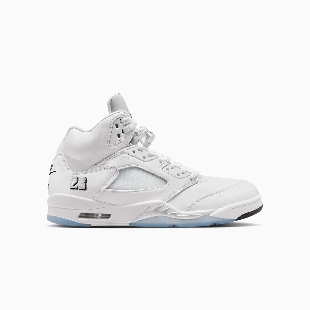 Air Jordan 5 Retro de hombre 'White Metallic'