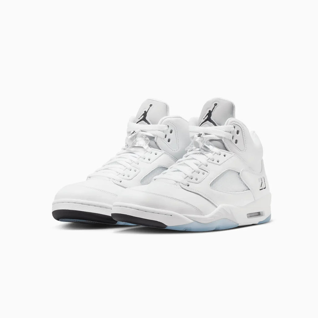 Air Jordan 5 Retro de hombre 'White Metallic'
