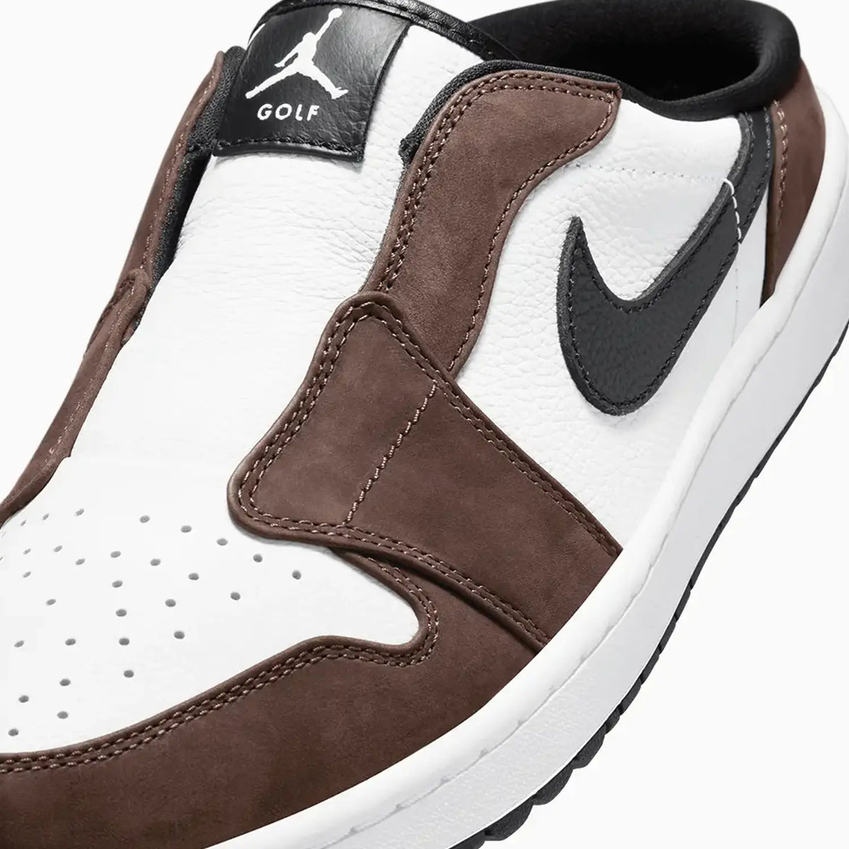 Mule Air Jordan de hombre para golf 'Baroque Brown'