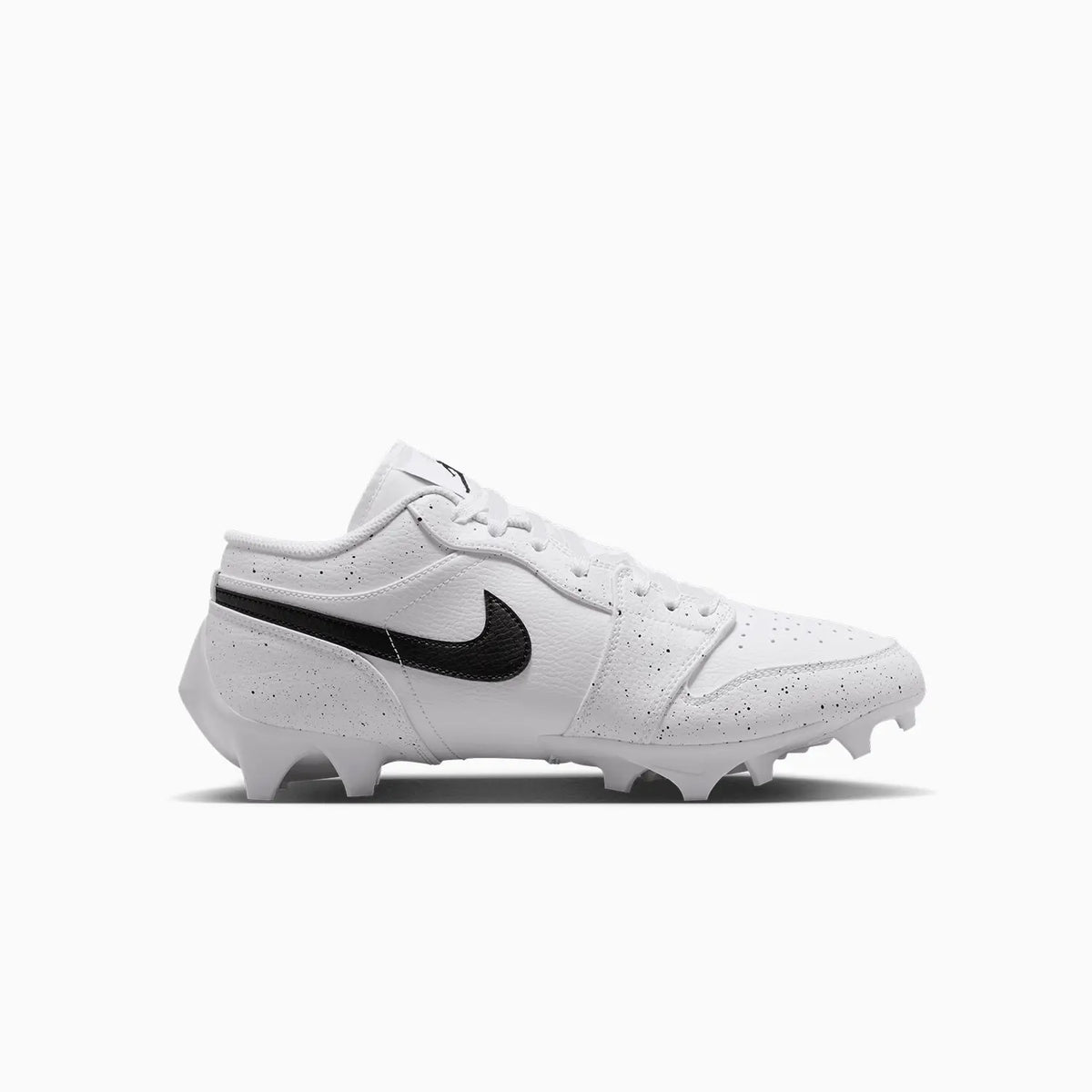 Men's Jordan 1 Low TD Cleat 'White Black Splatter'