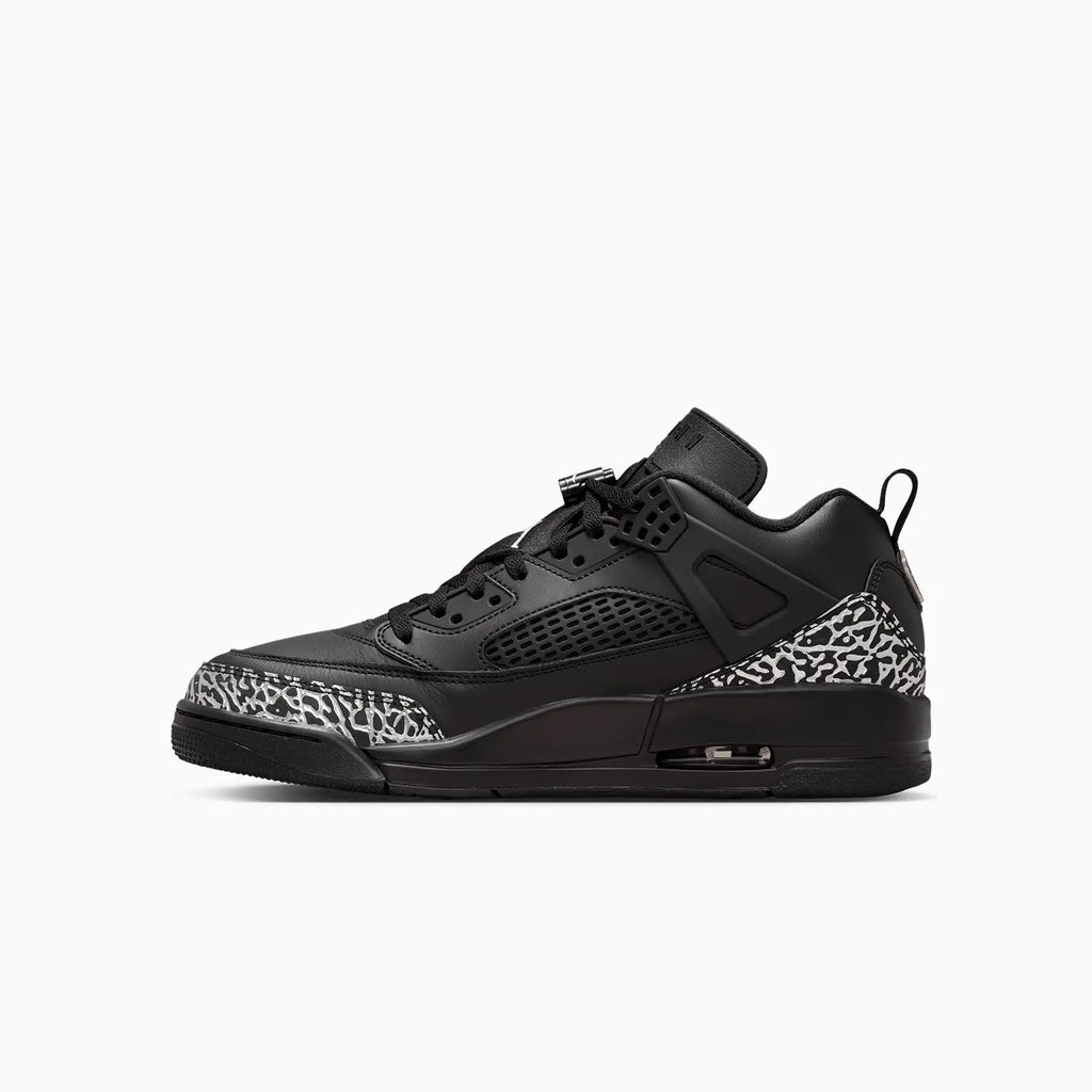 Jordan Spizike Low para hombre 'Black Metallic Silver'