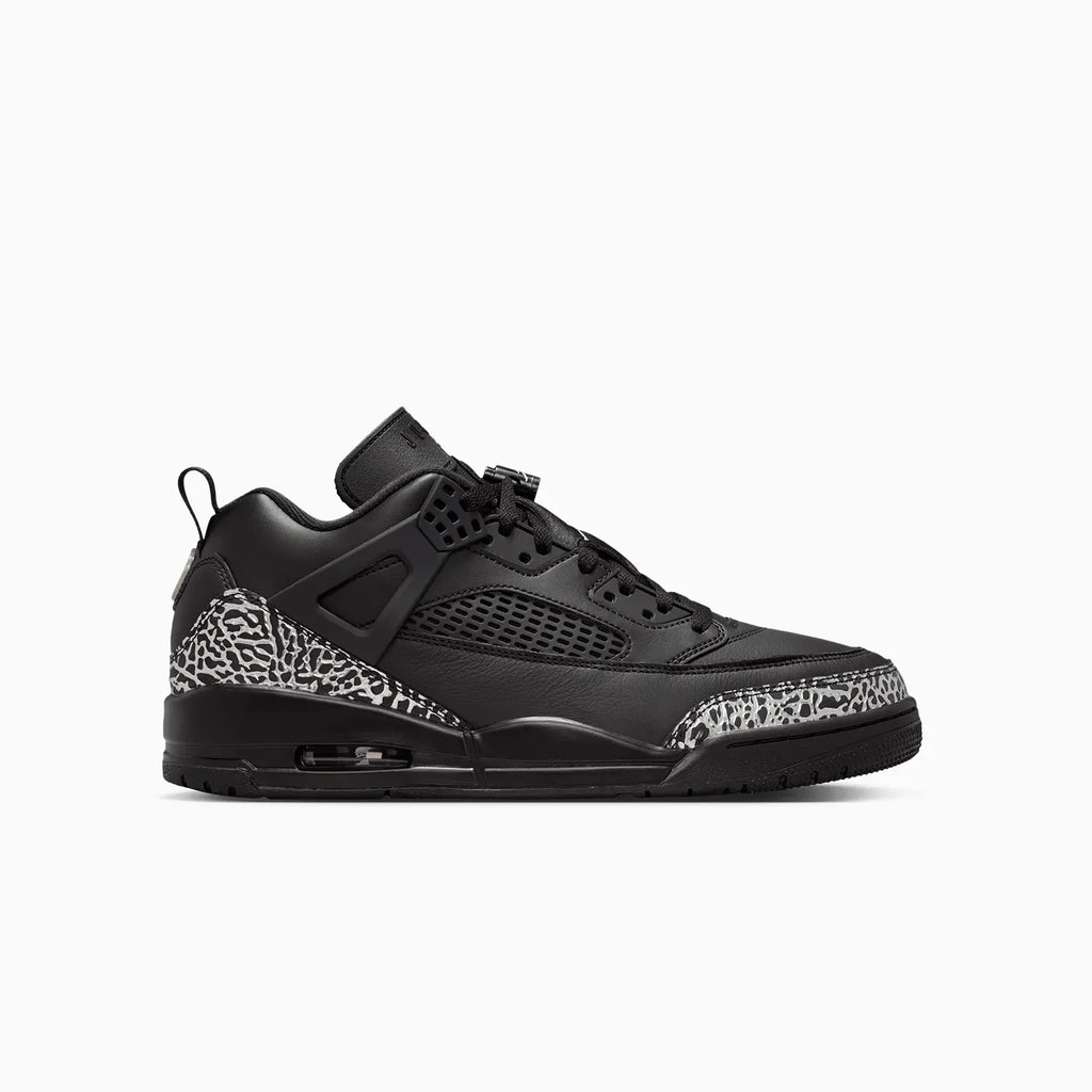 Jordan Spizike Low para hombre 'Black Metallic Silver'