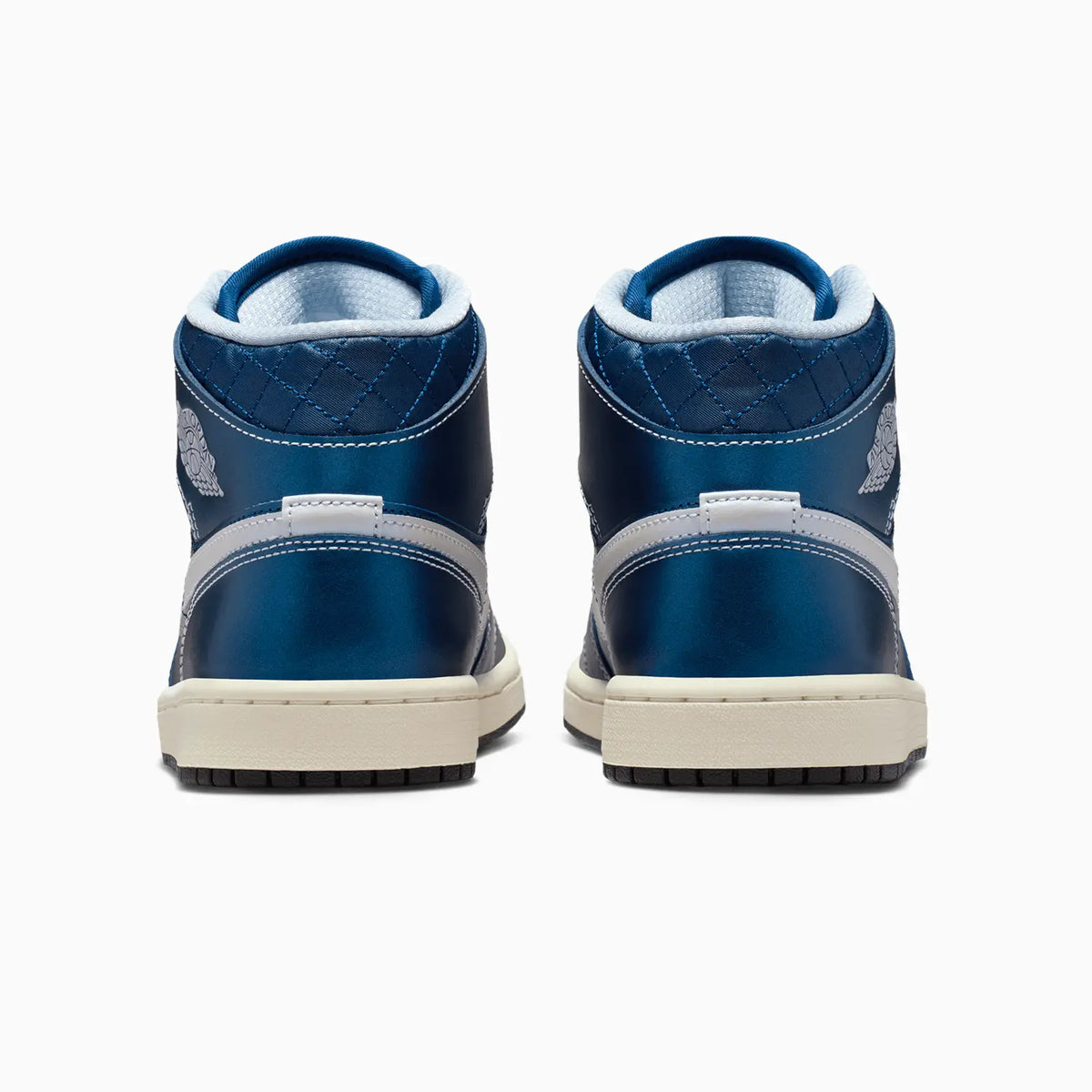 Women's Air Jordan 1 Mid SE 'Metallic Blue Quilted'