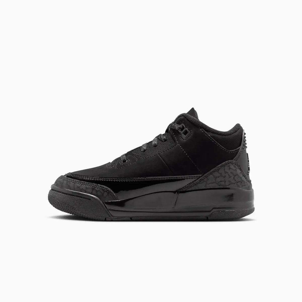 Air Jordan 3 Retro 'Black Cat' para niños de preescolar