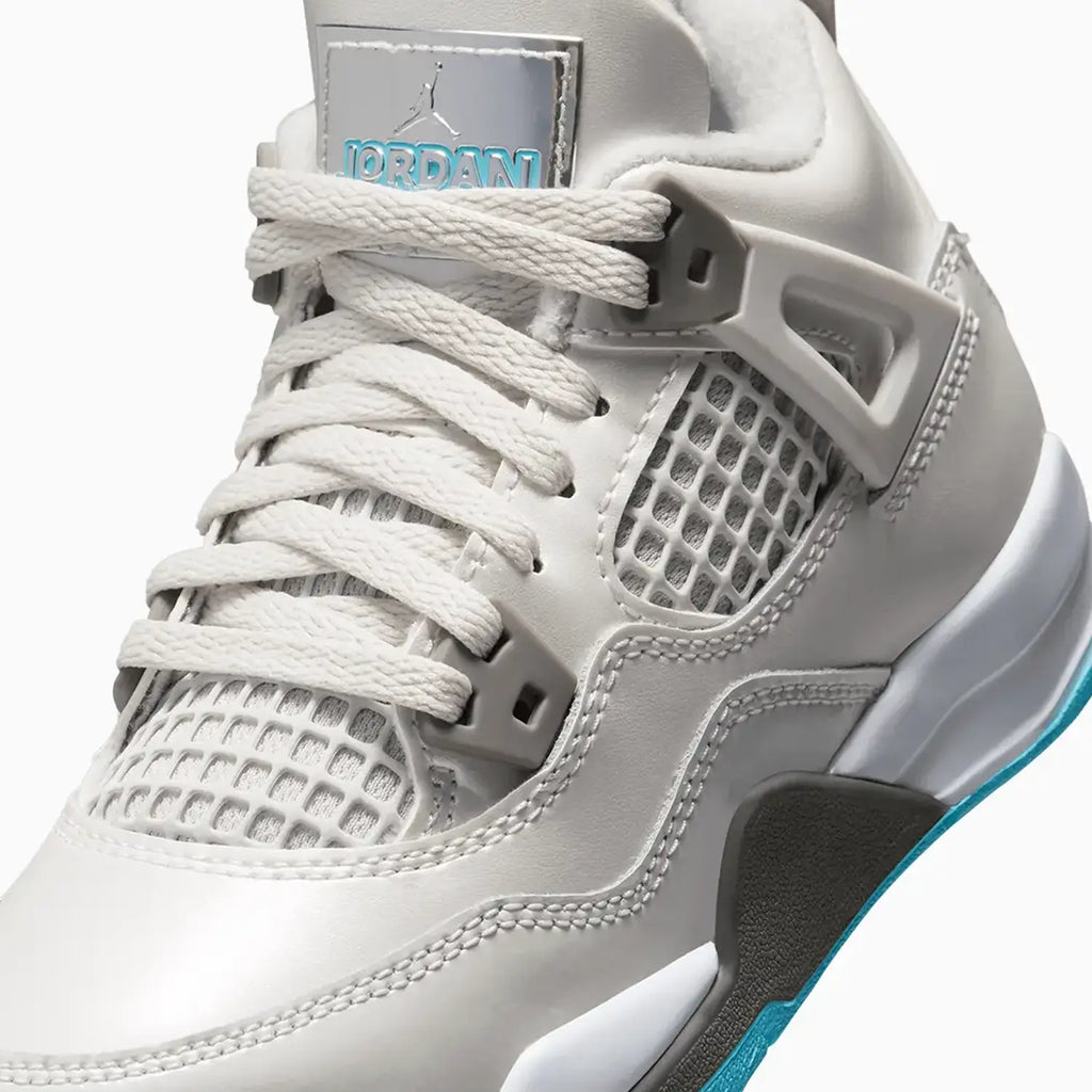 Kid's Air Jordan 4 Retro 'Blue Chill' Pre School
