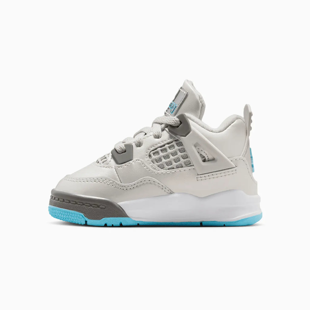 Air Jordan 4 Retro 'Blue Chill' para niños pequeños