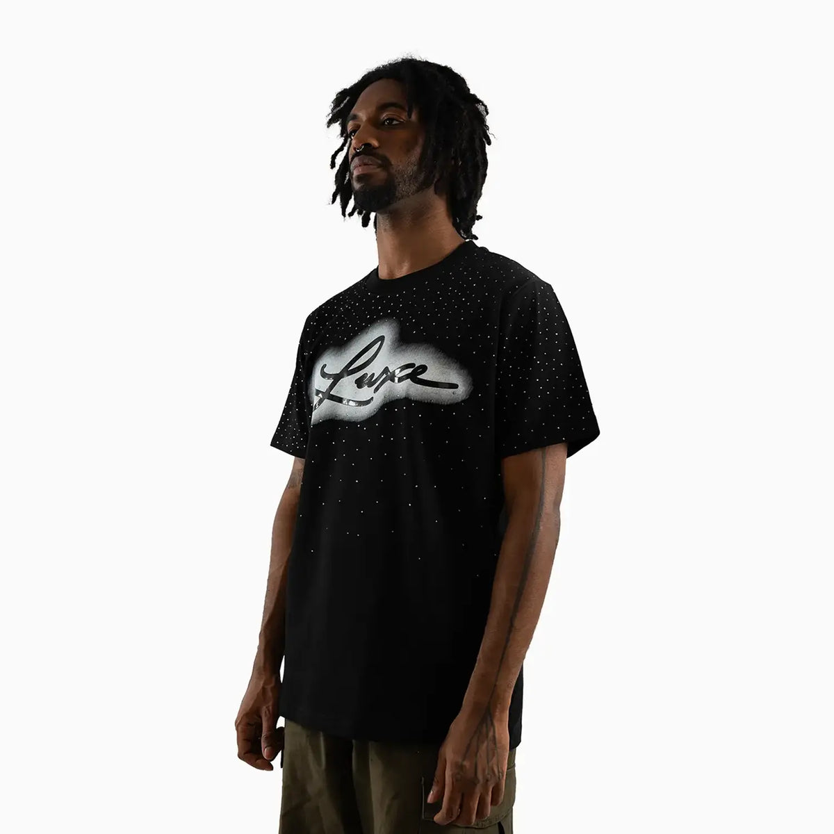 Camiseta de manga corta Crystal Galaxy para hombre