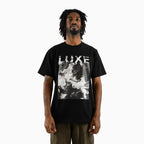 Men's Monochrome Marble Graphic T-Shirt
