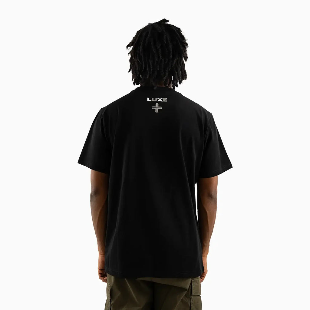 Men's Monochrome Marble Graphic T-Shirt