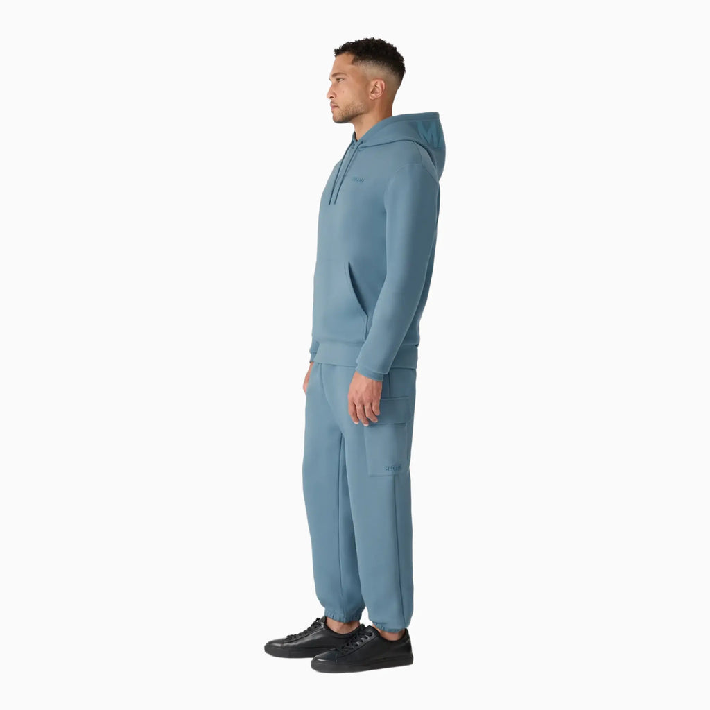 Sudadera con capucha y logo de punto doble KOLTON