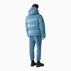 Chaqueta acolchada con capucha y alto brillo KENT-GLO para hombre