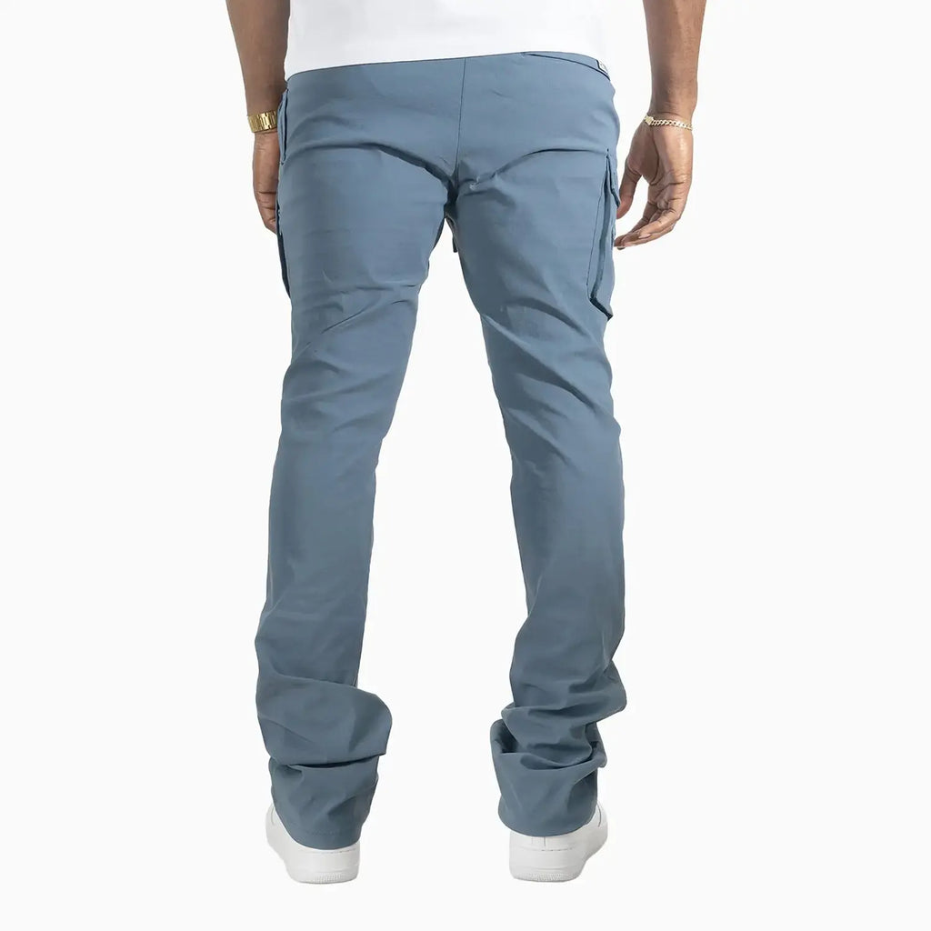 Pantalon empilé en nylon Adorni pour hommes