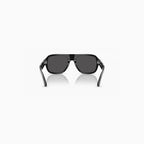 Lunettes de soleil Burberry pour hommes gris foncé noir