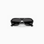 Lunettes de soleil Burberry pour hommes gris foncé noir