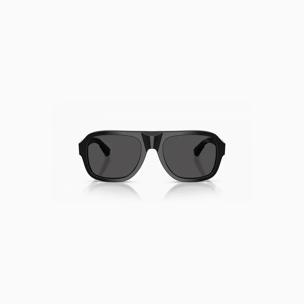 Lunettes de soleil Burberry pour hommes gris foncé noir
