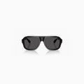 Lunettes de soleil Burberry pour hommes gris foncé noir