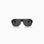 Lunettes de soleil Burberry pour hommes gris foncé noir
