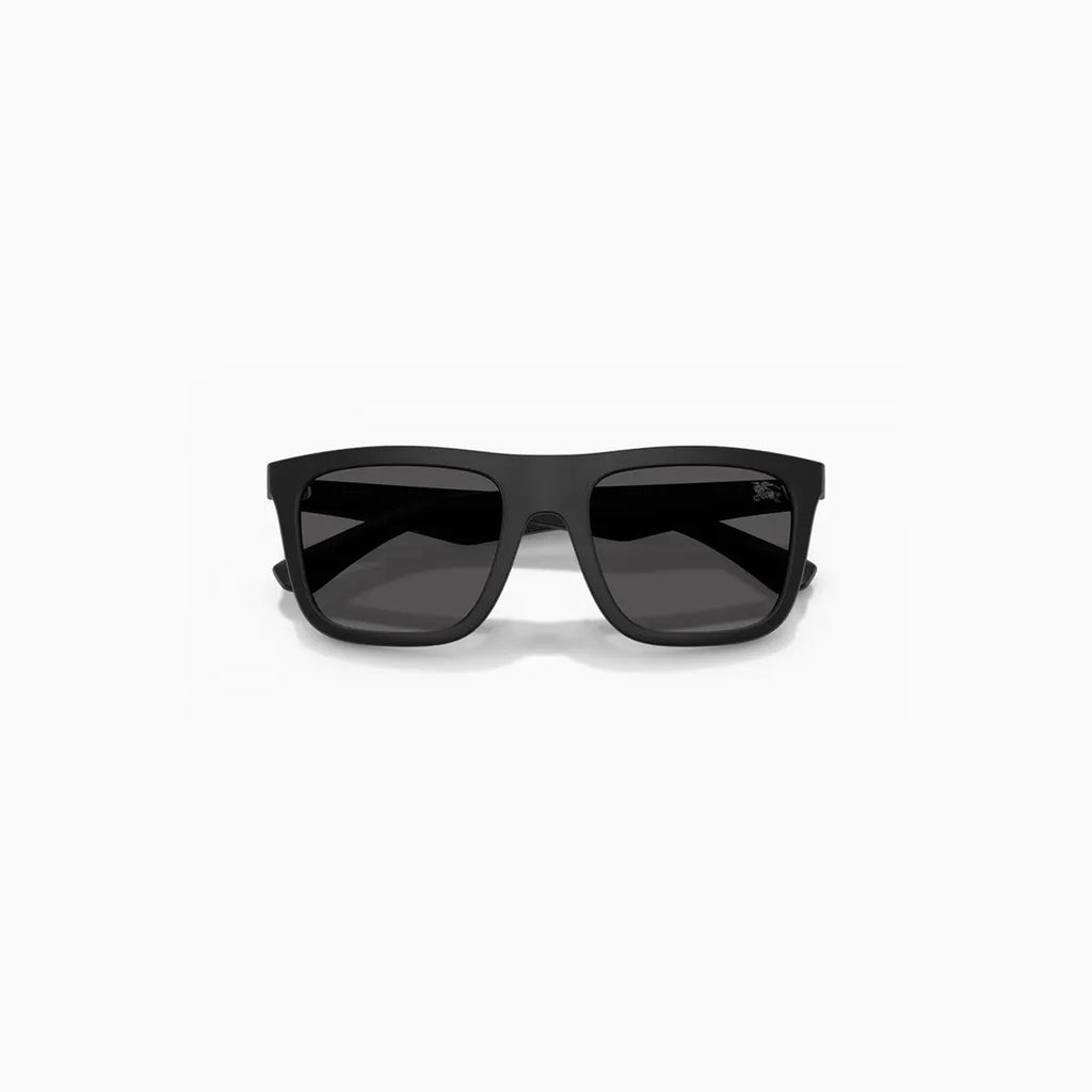 Lunettes de soleil noires mates Burberry pour homme