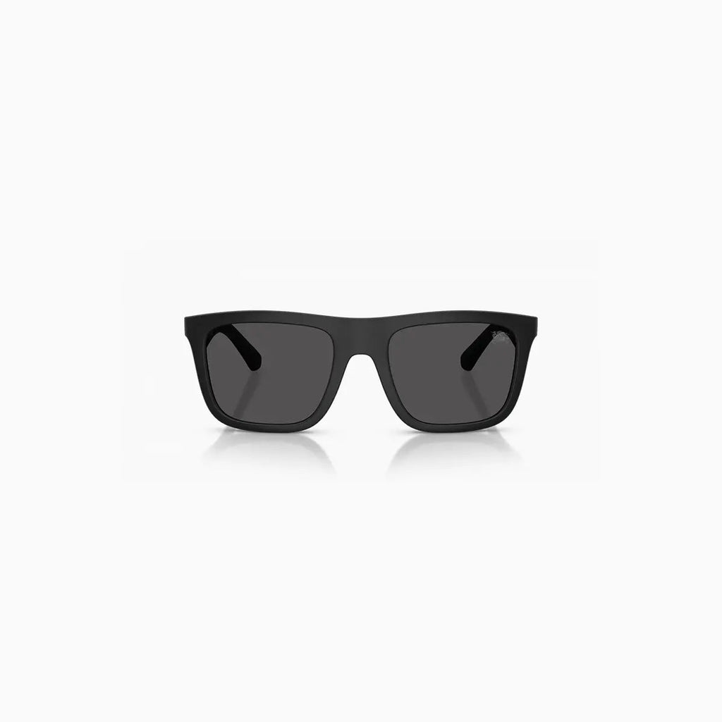 Lunettes de soleil noires mates Burberry pour homme