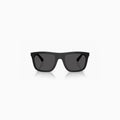 Lunettes de soleil noires mates Burberry pour homme