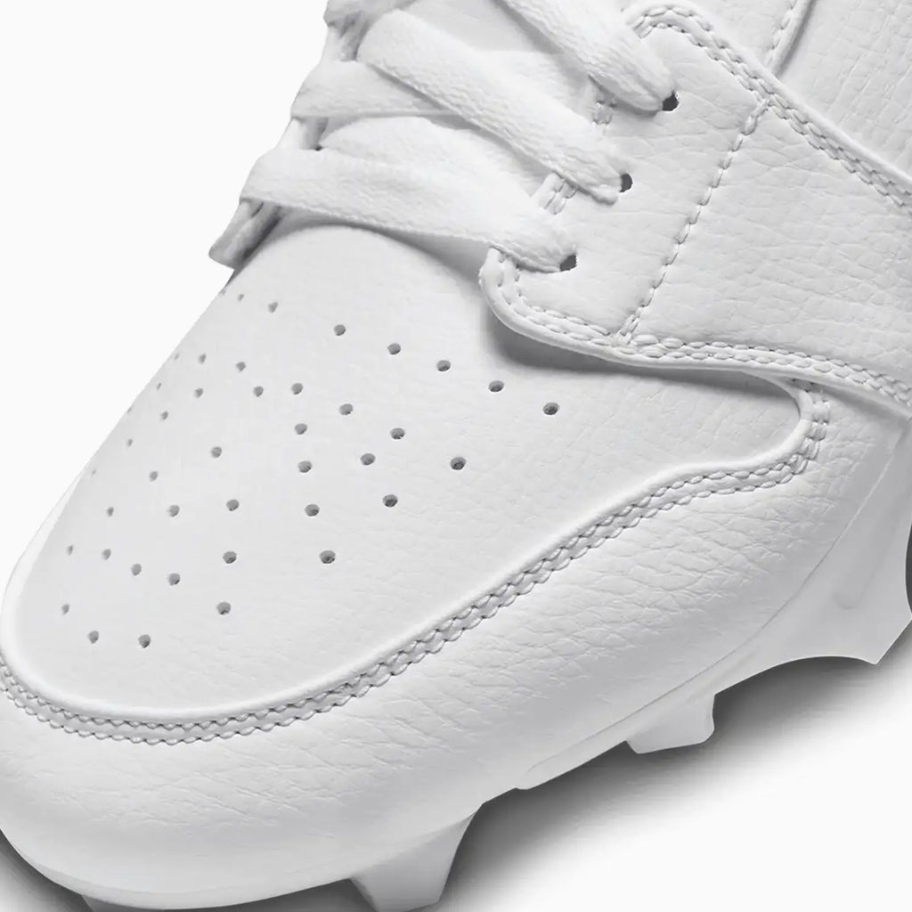 Chaussure de football Jordan 1 Low TD pour homme « White Grey Fog »
