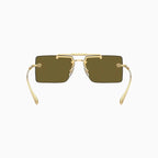 Gafas de sol rectangulares Versace para hombre