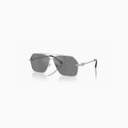 Men's Versace Metal Silver Sunglasses