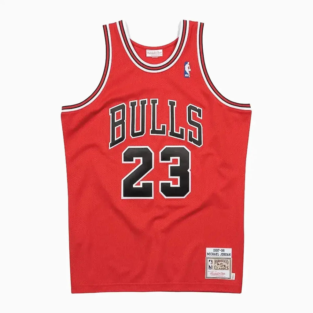 Camiseta auténtica de los Chicago Bulls de la NBA de Michael Jordan