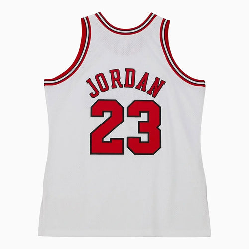Authentic Michael Jordan Chicago Bulls White 1997-98 NBA Finals Home Jersey