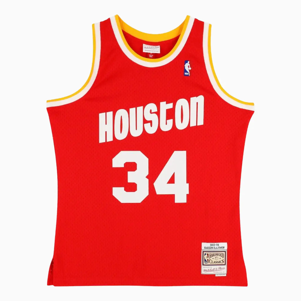 Maillot NBA Swingman Hakeem Olajuwon Houston Rockets