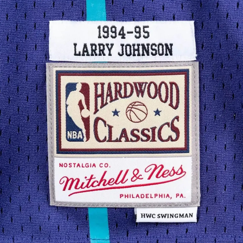 Camiseta Swingman Larry Johnson Charlotte Hornets NBA 1994-95