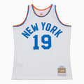 Swingman Nathaniel Clifton New York Knicks NBA 1950-51 Camiseta Blanca Pioneros