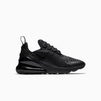 Air Max 270 para niños 'Triple Black' Tallas grandes