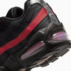 Air Max 95 para niños 'Black Team Crimson' escuela primaria