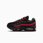 Air Max 95 para niños 'Black Team Crimson' escuela primaria