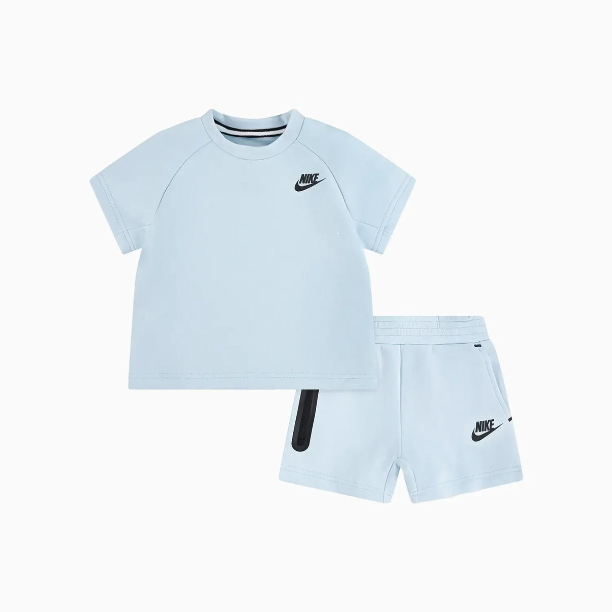 Conjunto de dos piezas de shorts de punto para niños