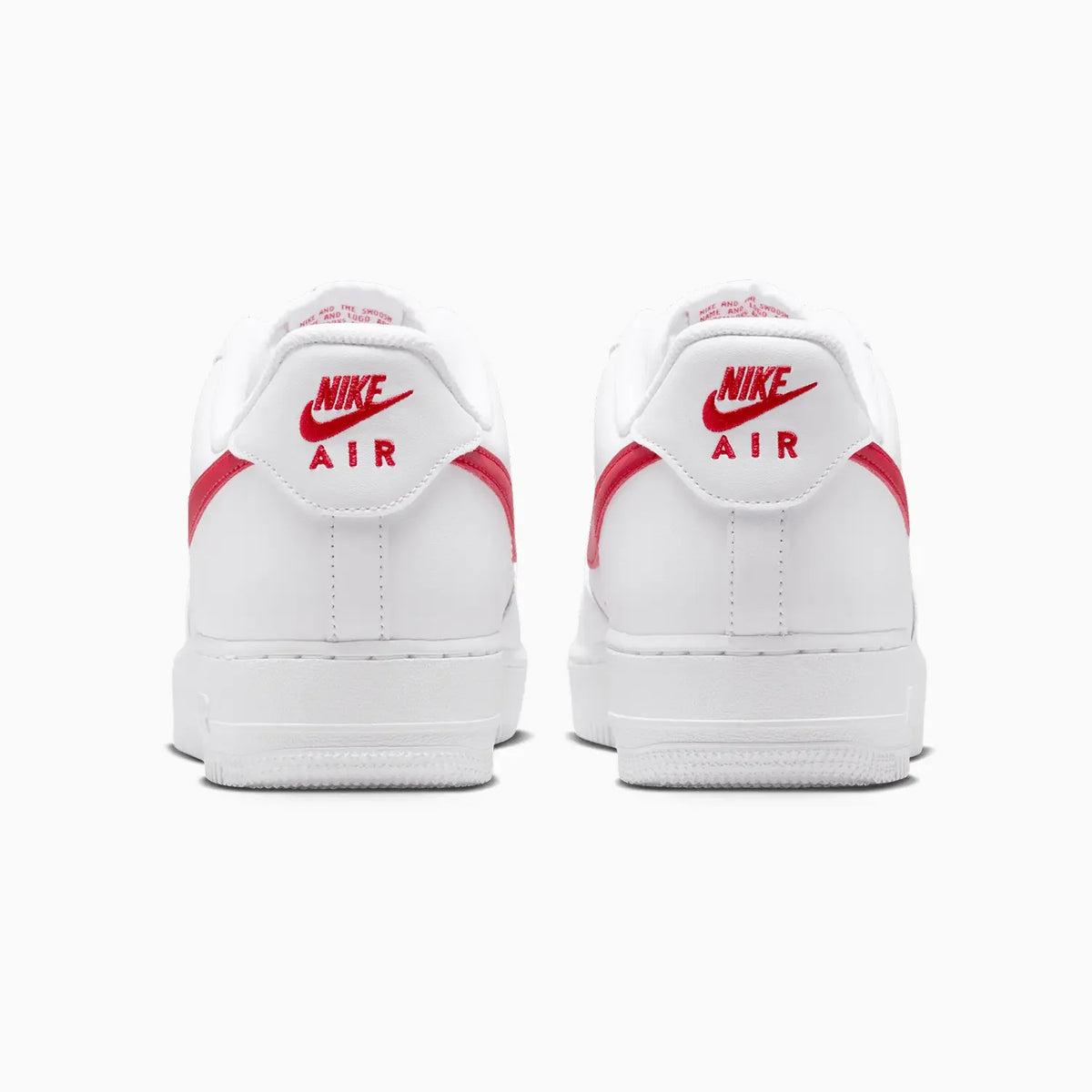 Chaussures Nike Air Force 1 '07 pour Homme 'Blanc Université Rouge'